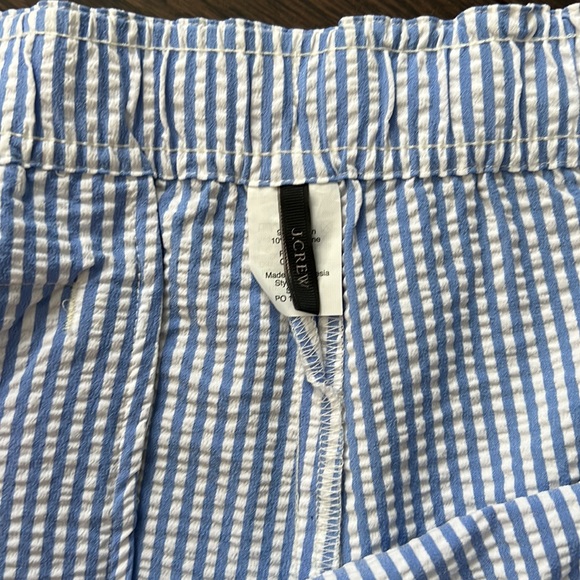 Ladies pinstripe JCrew shorts size large. - Picture 3 of 6